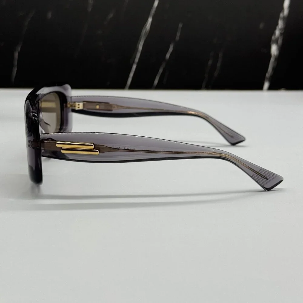 NEW BOTTEGA VENETA SUNGLASSES GREY UNISEX EYEWEAR BOTTEGA VENETA BV1281S 003